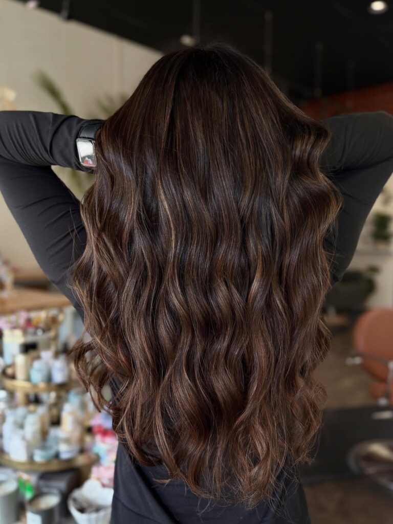 Dark Chocolate with Subtle Warm Highlights