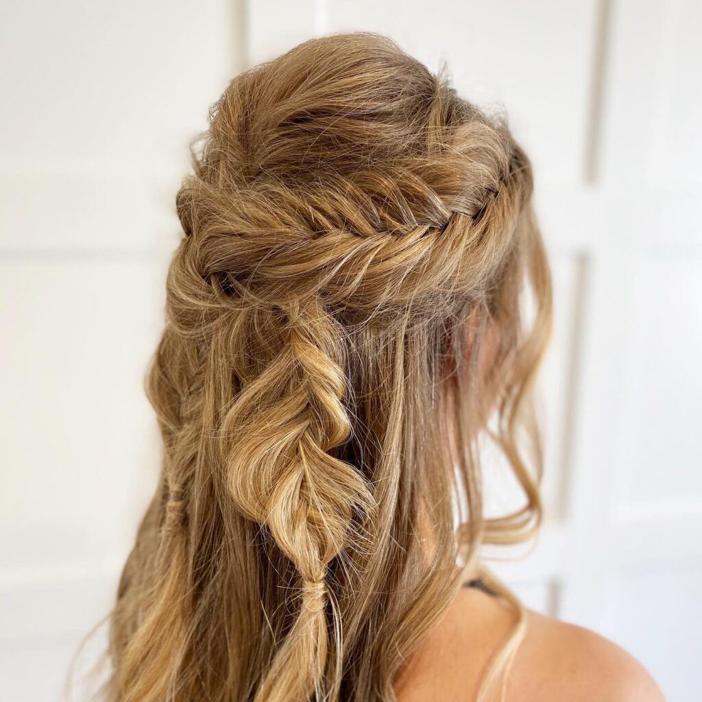 Enchanted Fishtail Half-Up