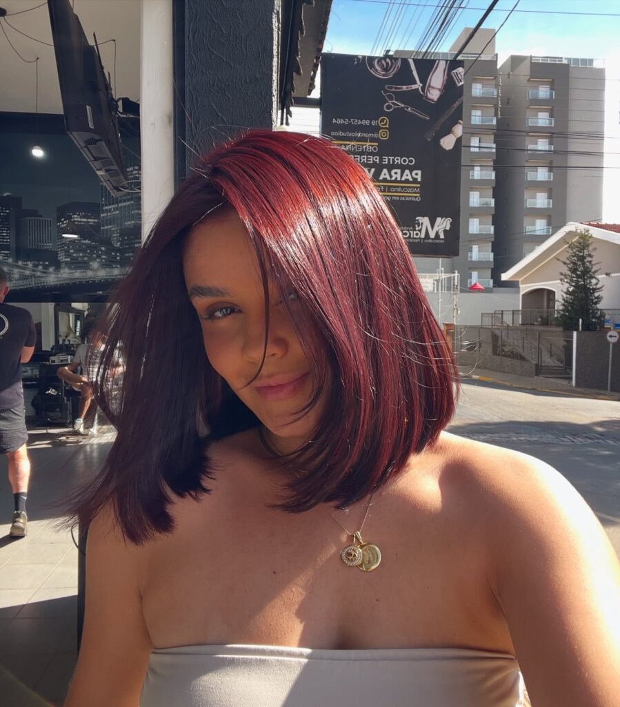 23 Stunning Red Hair Color Ideas for Your Next Bold Look 1 Dark Cherry Red