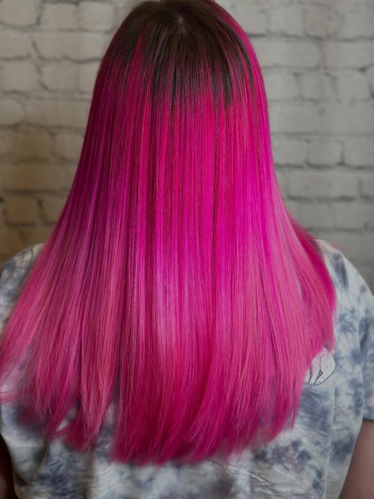 15 Best Pink Hair Color Ideas to Try This Halloween 14 Pink Vampire’s Kiss