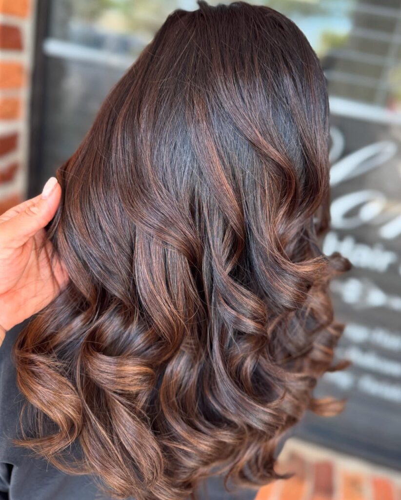 20 Best Fall Highlight Ideas for Brown Hair 24 Chocolate Brown with Caramel Highlights