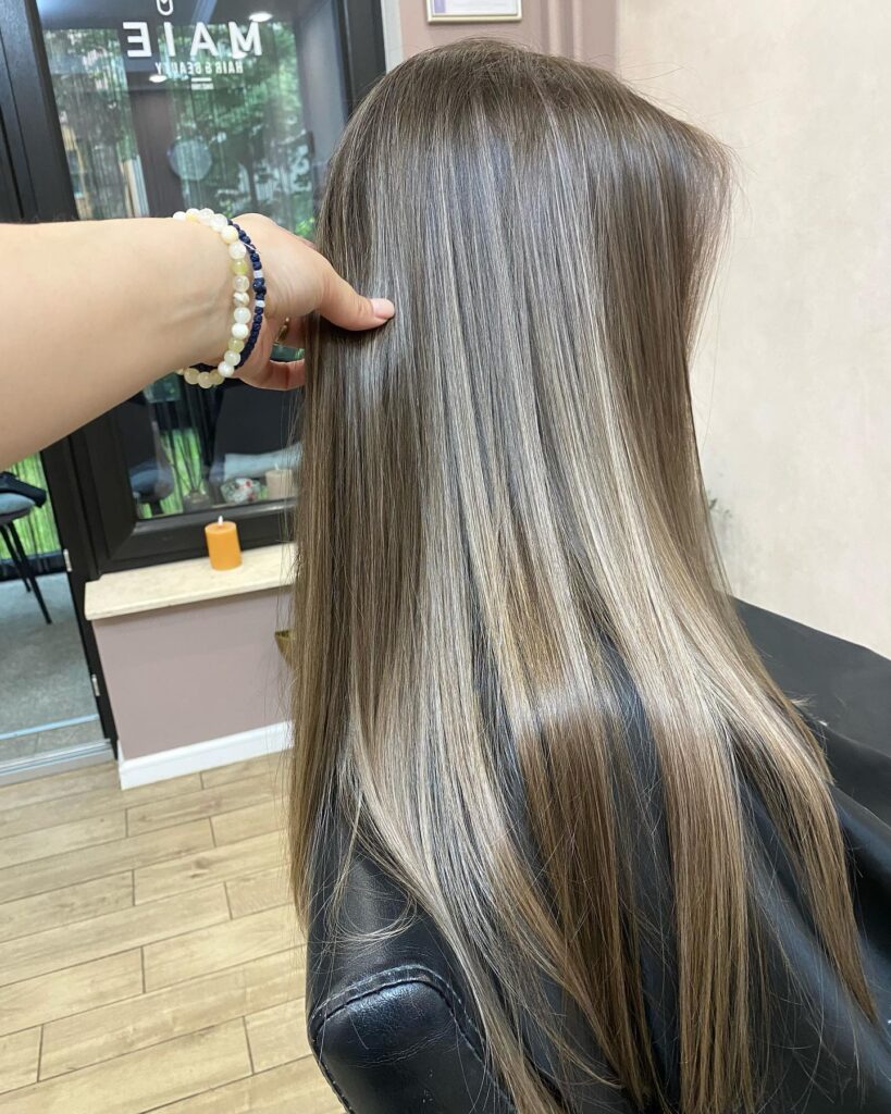 Cool Sandy Brunette Balayage