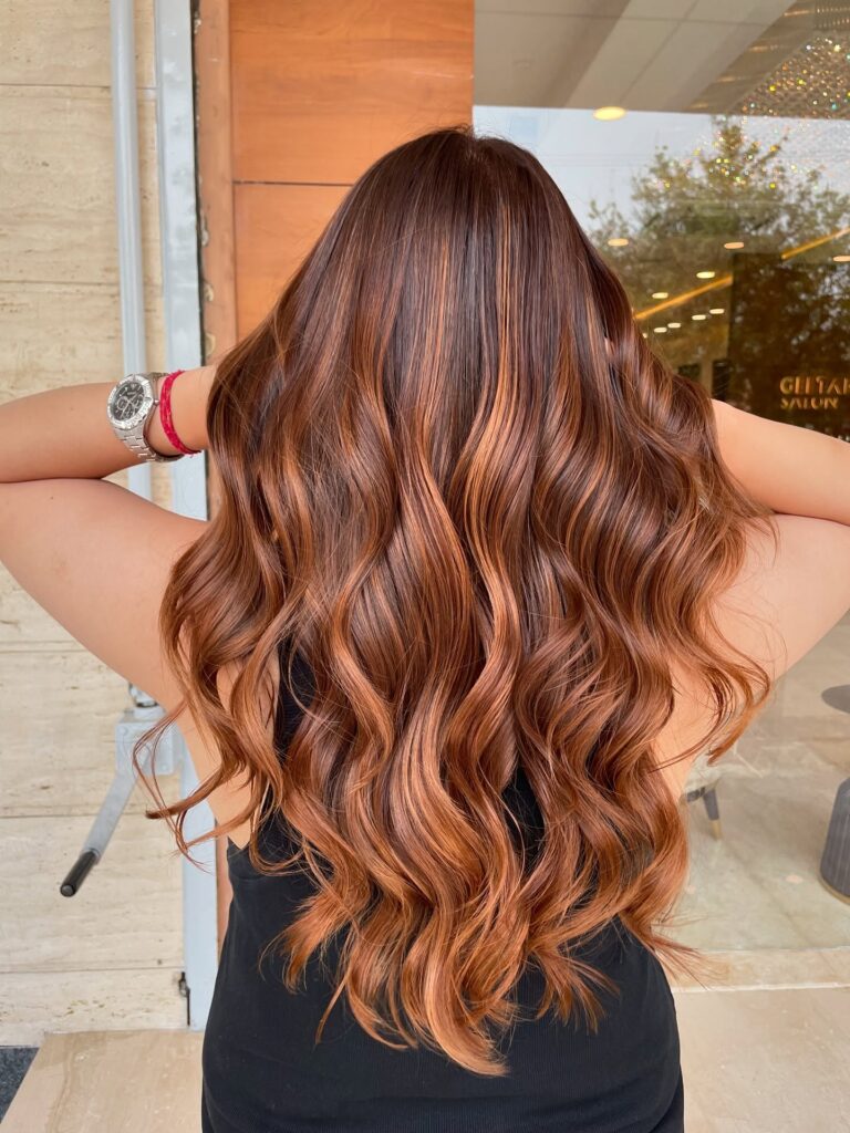 20 Best Fall Highlight Ideas for Brown Hair 30 Auburn Tones with Deep Brunette
