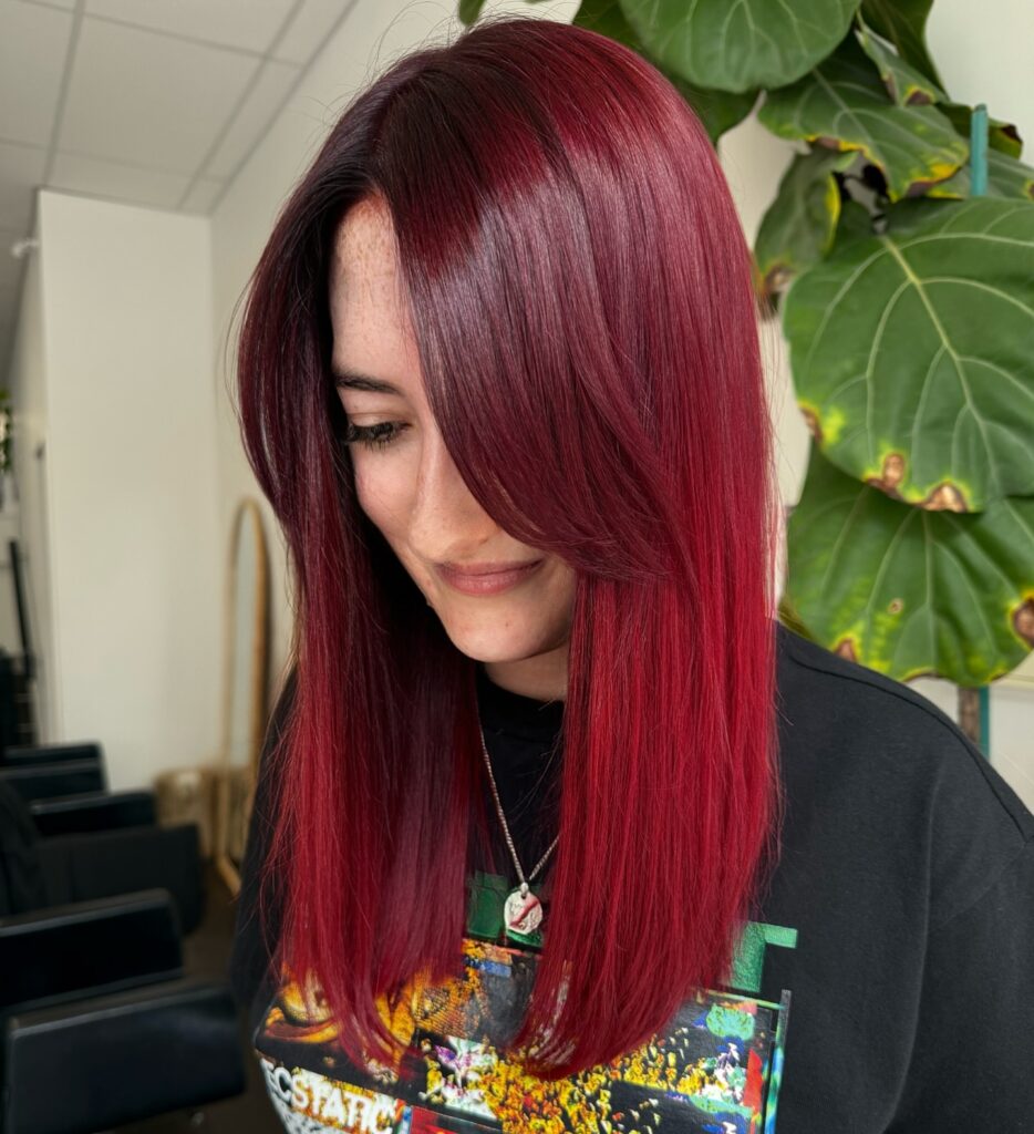 Deep Burgundy Red