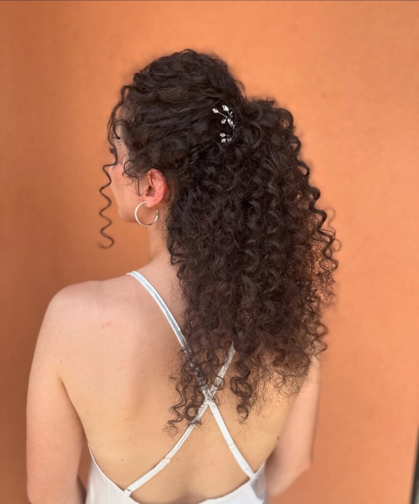 8 Curly Hair Trends You’ll See Everywhere in 2025 1 Half-up Curly Hair