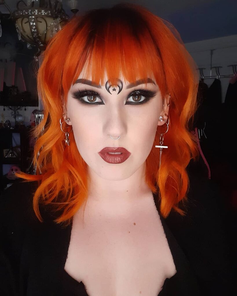 10 Spooky Halloween Hair Colors to Try This Year 9 Pumpkin Spice
