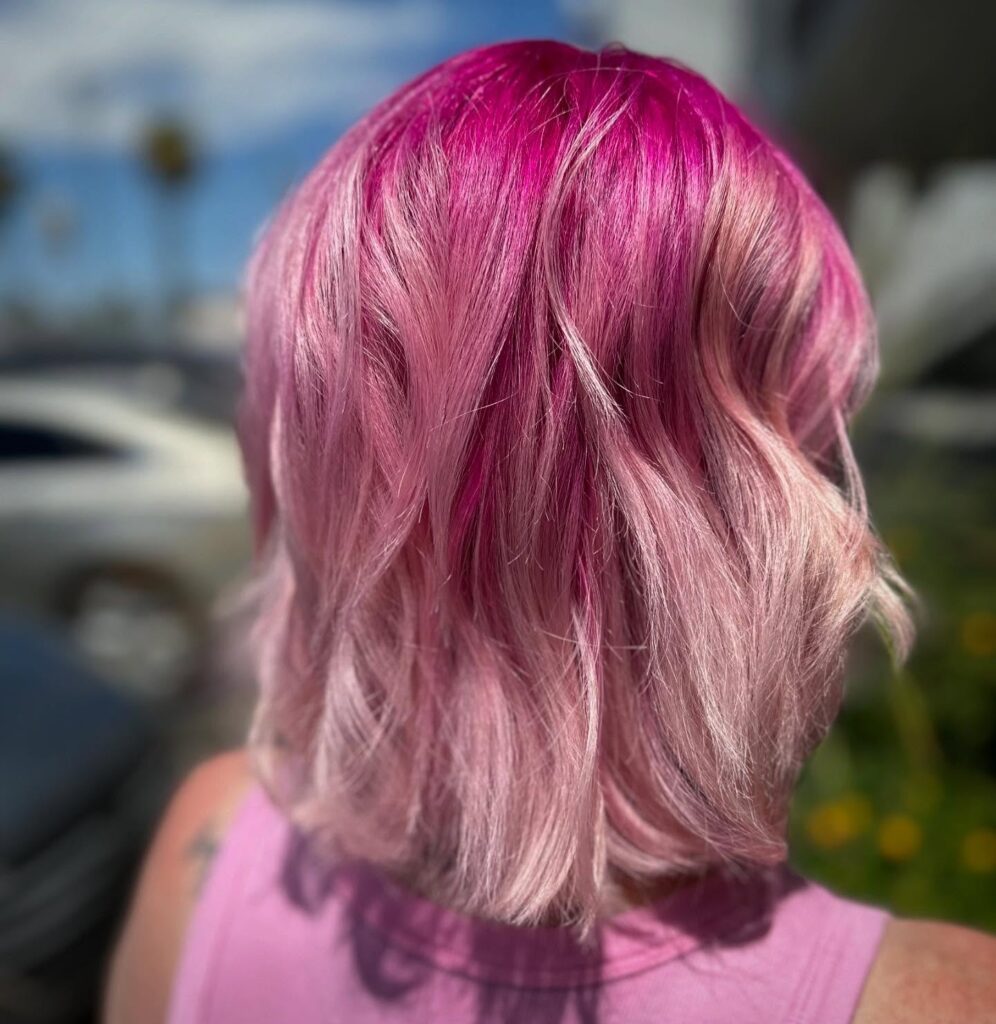 15 Best Pink Hair Color Ideas to Try This Halloween 13 Sorceress Flame