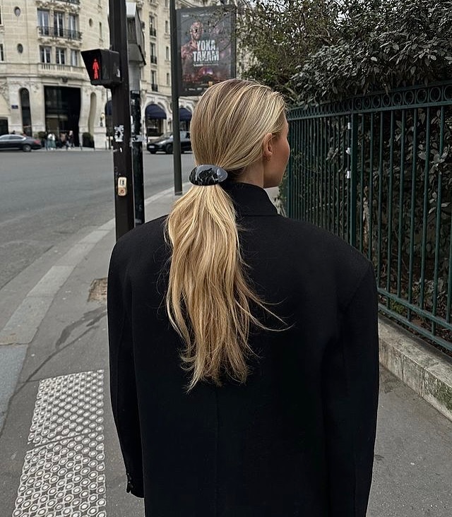 Simple Claw Clip with Loose Hair