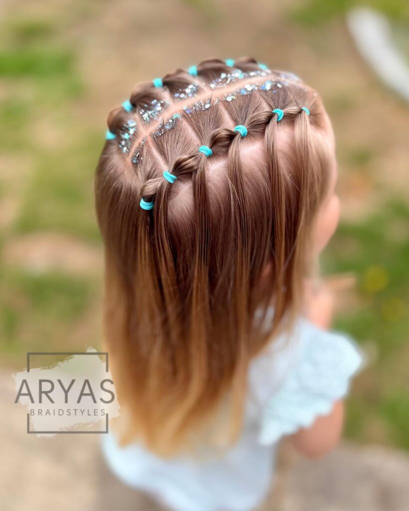 Waterfall Bubble Braids 