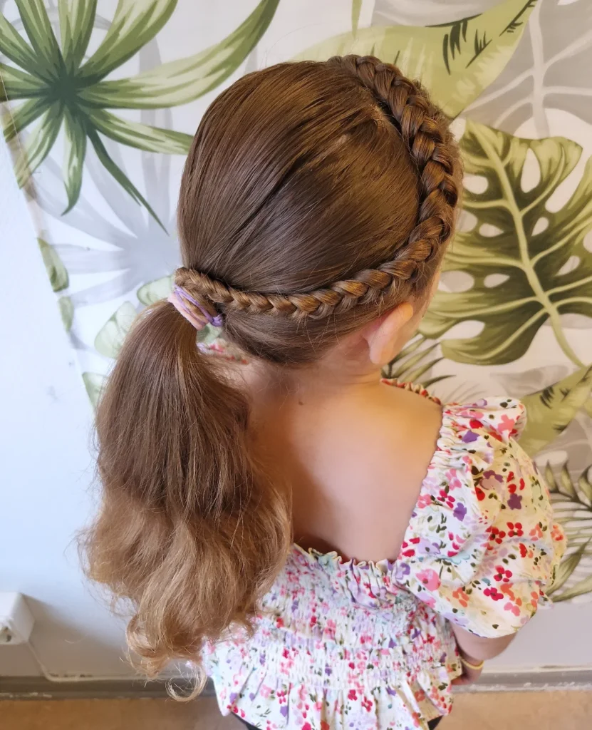 Headband Braid Ponytail
