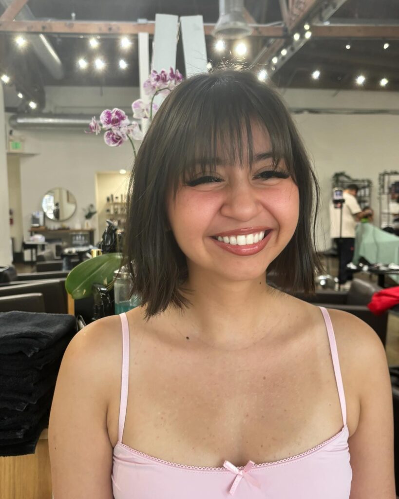 Bob with Wispy Bangs