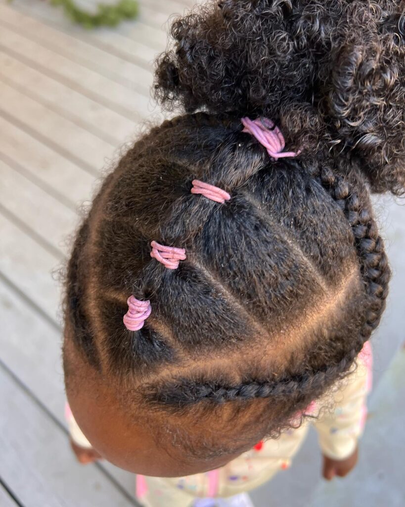 Mini Twists in Ponytail
