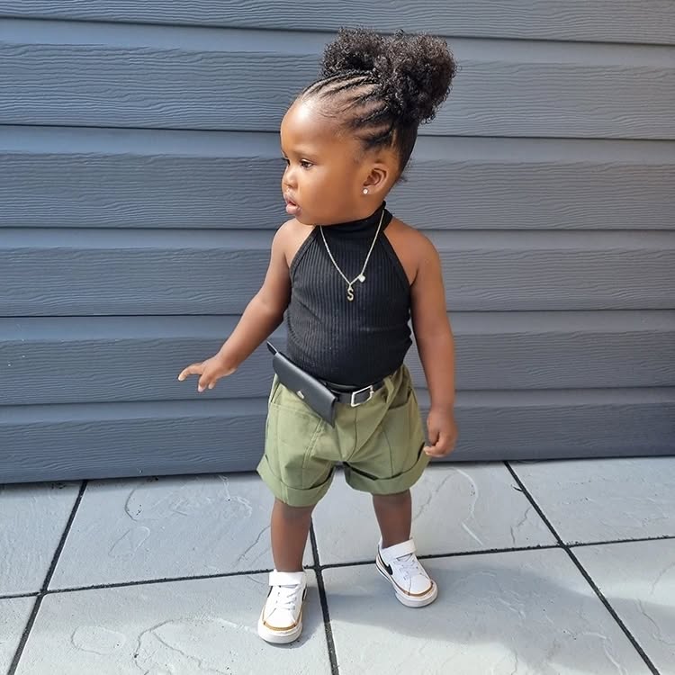 Cornrows into Puff